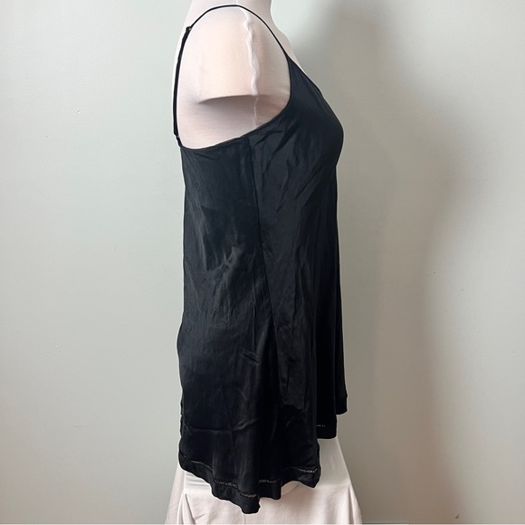 Cacique Black Silk Chemise - Picture 5 of 8